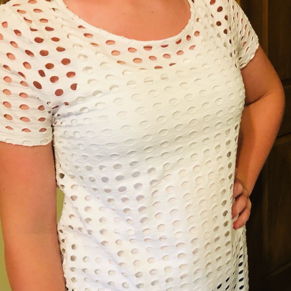 White summer top